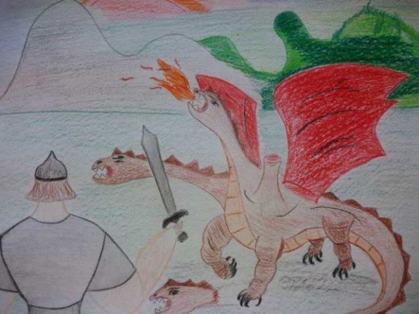 Никита Кожемяка иллюстрации к сказке