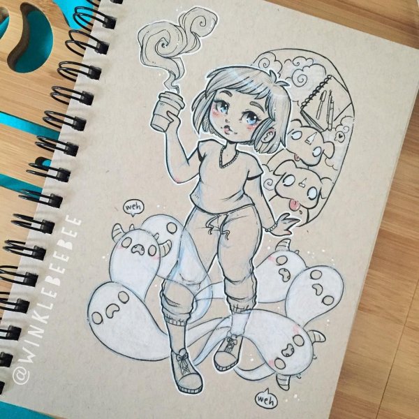 Генератор идей для рисунков в скетчбуке