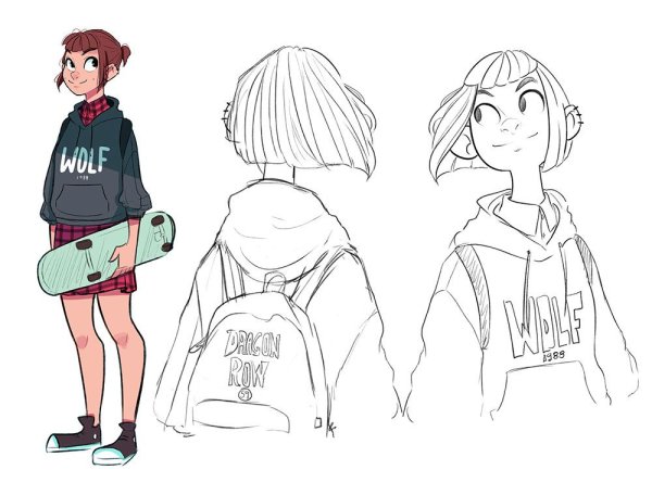 Простые стили рисования персонажей