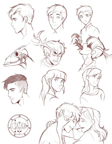 Идеи для рисунков персонажей