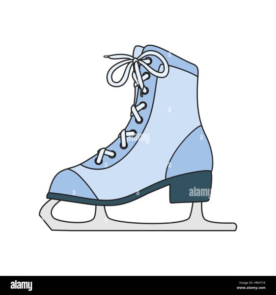 Коньки карандашом легко