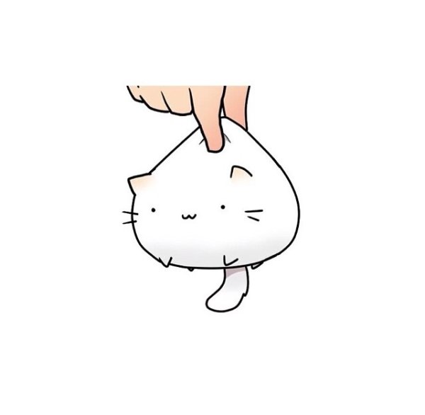 Милый котик рисунок для срисовки