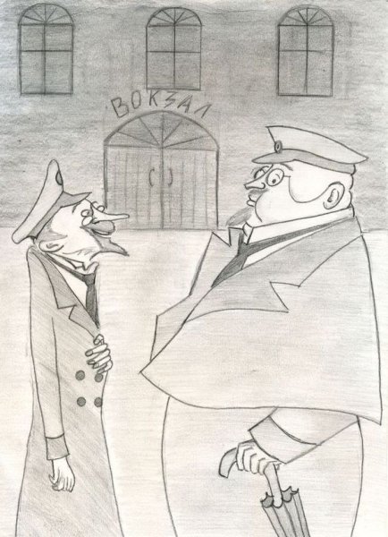 Толстый и тонкий Антон Павлович Чехов