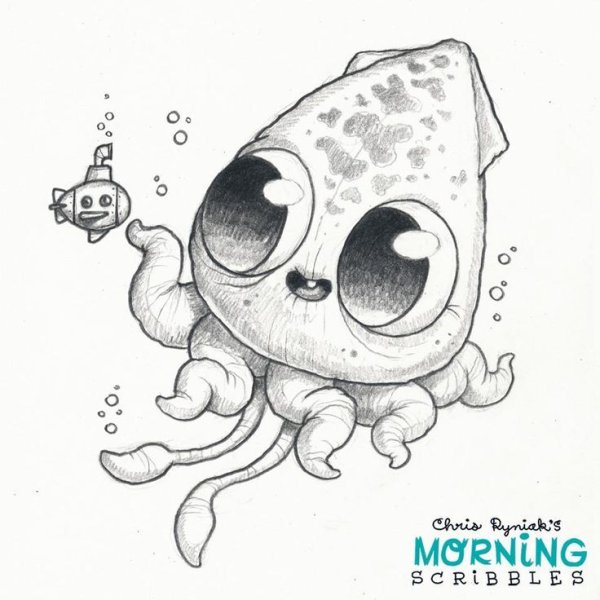 Монстрики карандашом