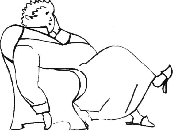 Обломов карикатура