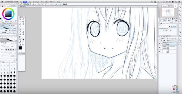 Простые рисунки на графическом планшете для начинающих пошагово