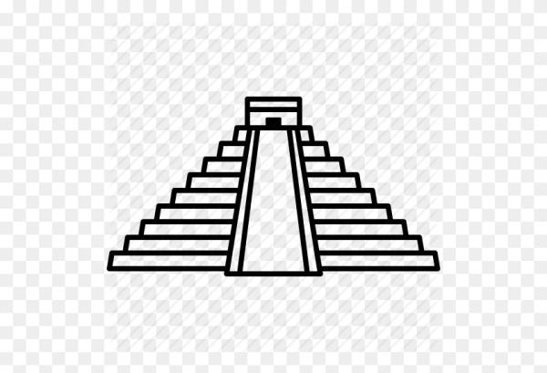 Пирамида Чичен ица вектор