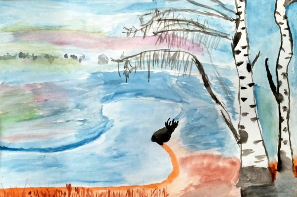 Весна рисунок