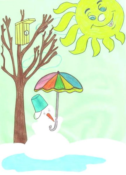 Весенние рисунки