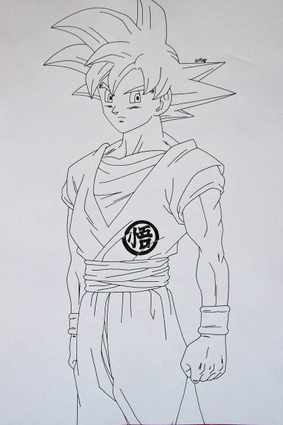 Сон Гоку рисование