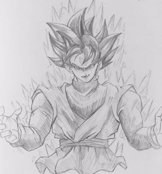 Гоку рисунок