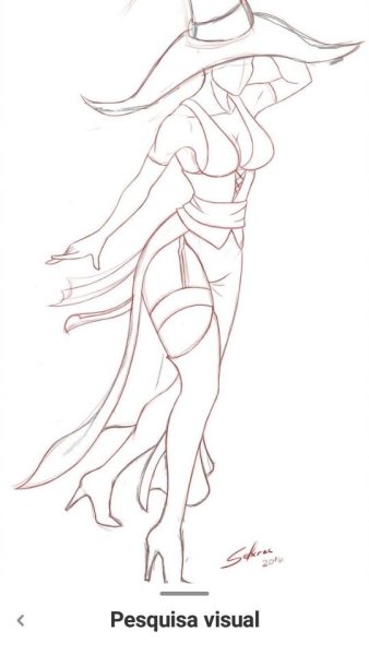 Ведьмочки для срисовки