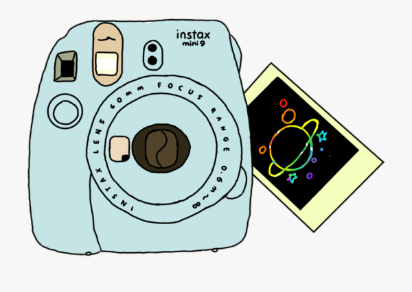 Рисунки полароиды легкие фломастерами
