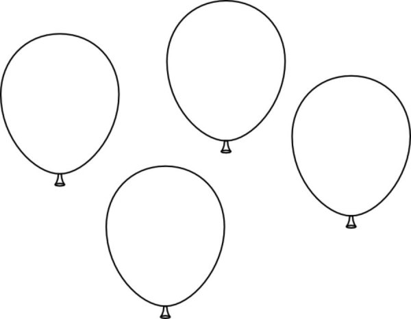 Шарики раскраска