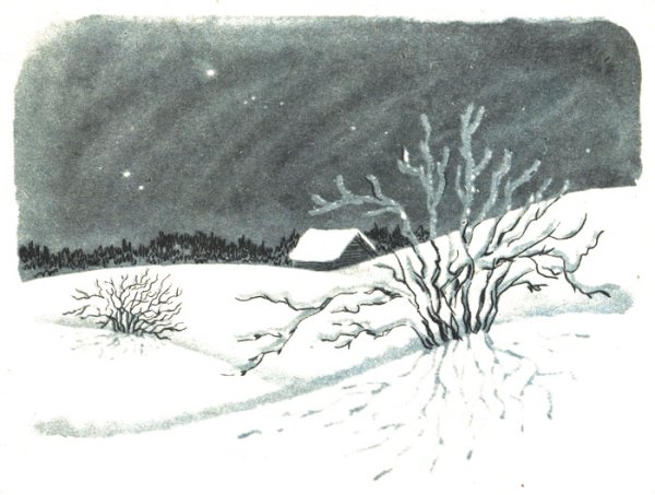 Иллюстрация к этюду метель