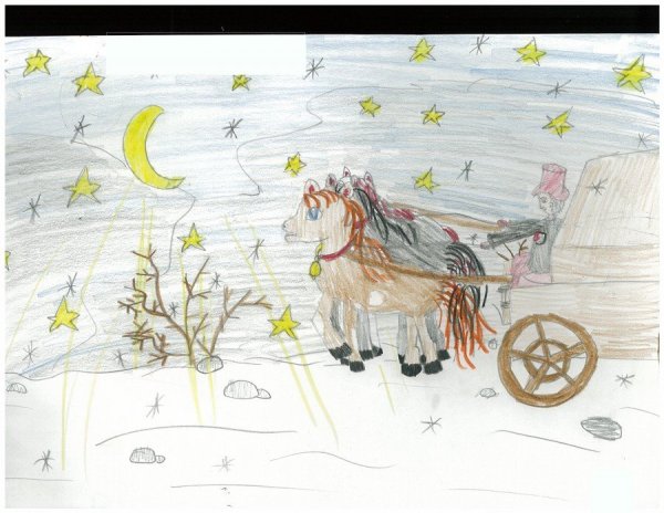 Рисование вьюги