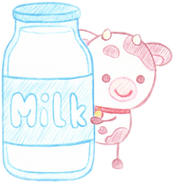 Нарисовать молоко