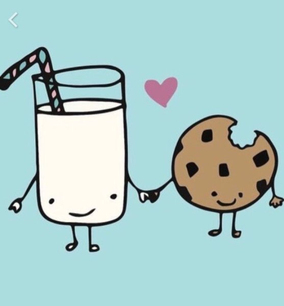 Печенье с молоком