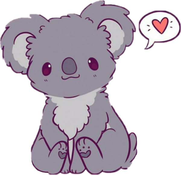 Милая коала рисунок