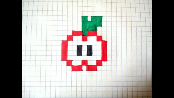 Рисунки по клеточкам небольшие