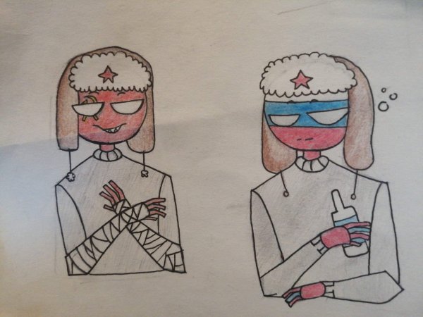 Countryhumans для срисовки