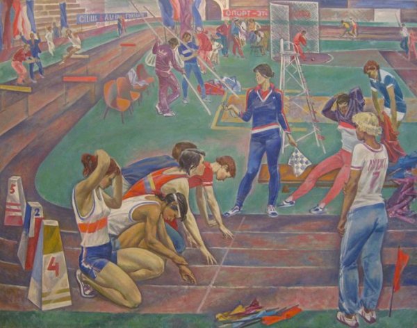 Картина Алексея Леонова выход в открытый космос