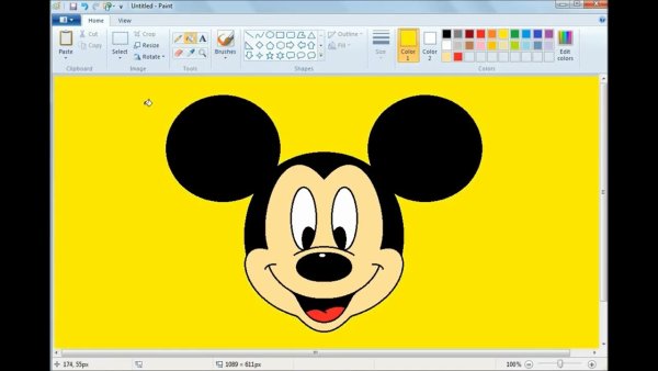 Рисунки в паинте легкие