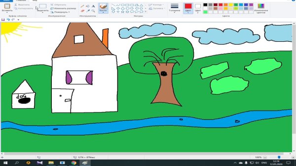 Рисунки в программе Paint