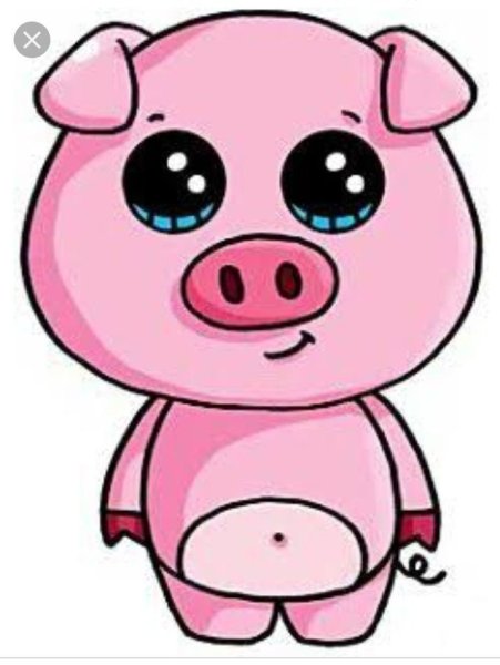 Нарисовать свинью