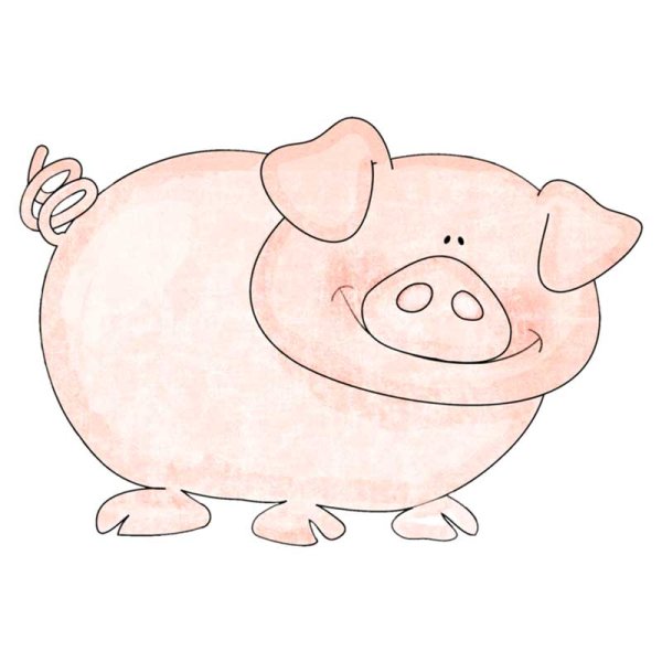 Свинки для срисовывания