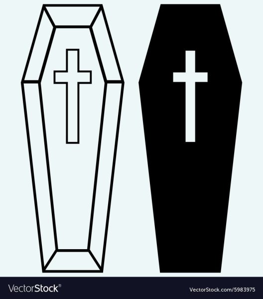 Гроб нарисованный
