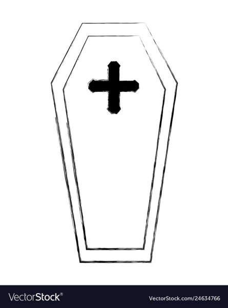 Гроб вектор