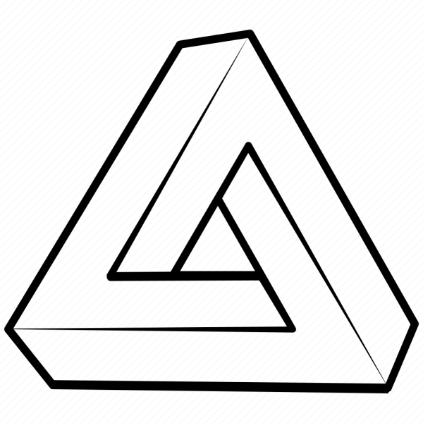 Треугольник Пенроуза вектор