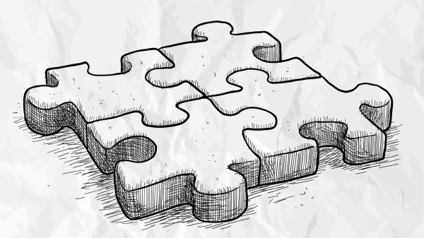 Пазлы зарисовка