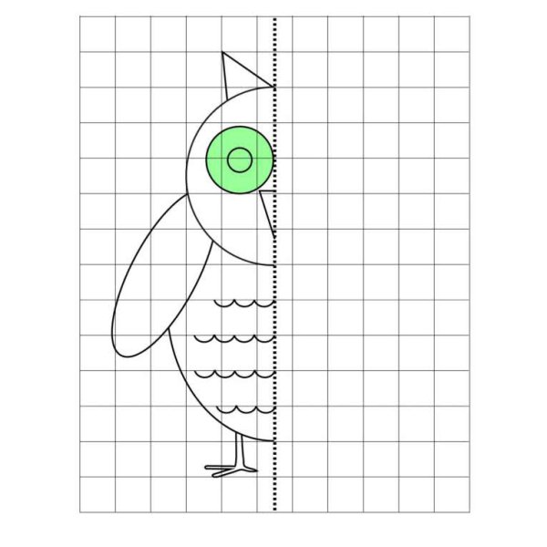 Симметричное рисование бабочки