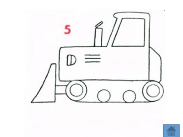 Трактор для рисования для детей