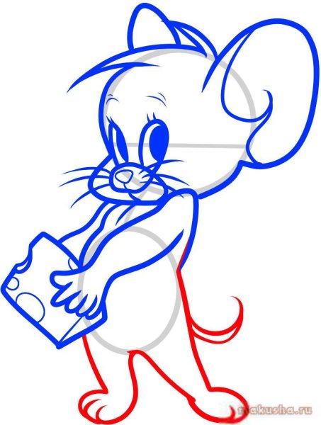 Карандашный мышонок Джерри