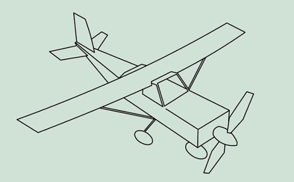 Рисование самолет