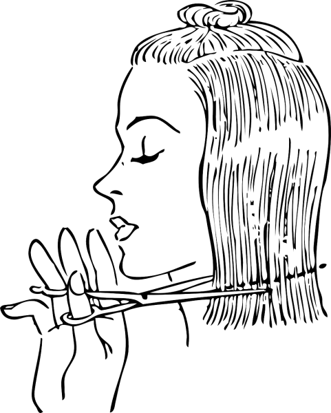 Раскраска профессия парикмахер