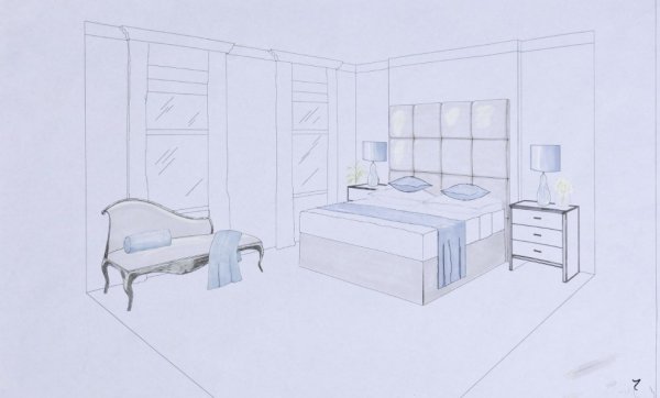 Кровать перспектива