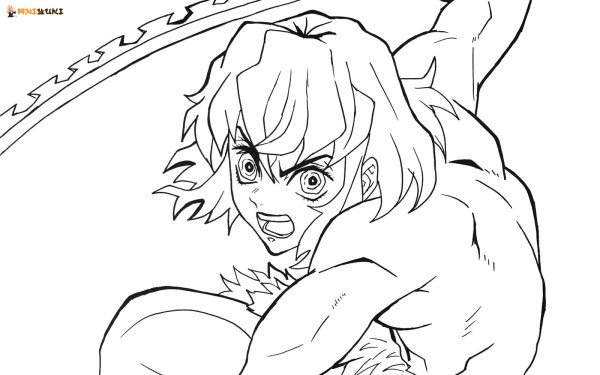 Иноске раскраска