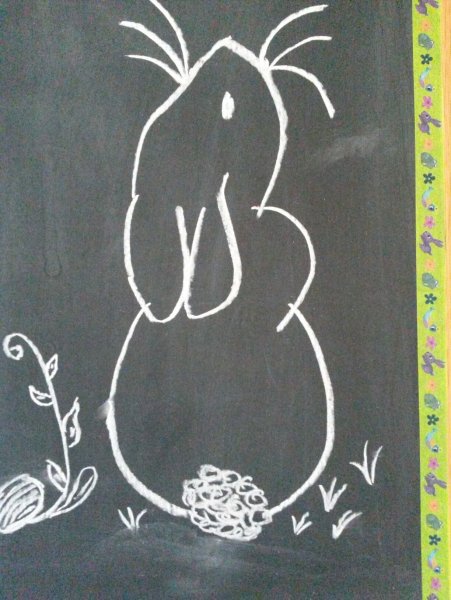 Рисунки мелом