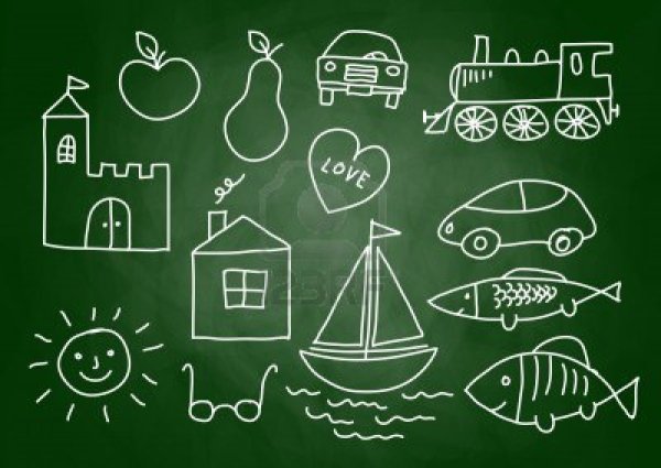 Мелом на доске