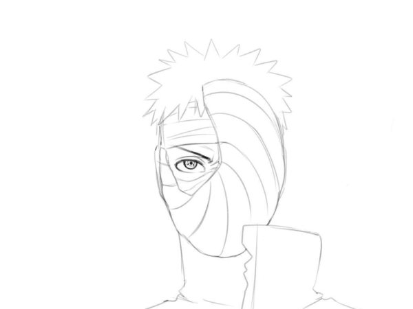 Обито Учиха скетч