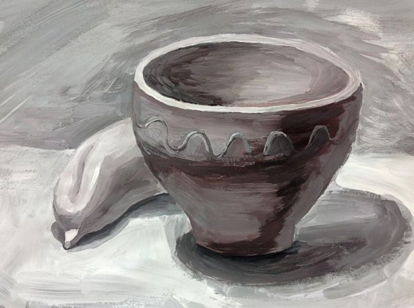 Живопись акварелью натюрморт