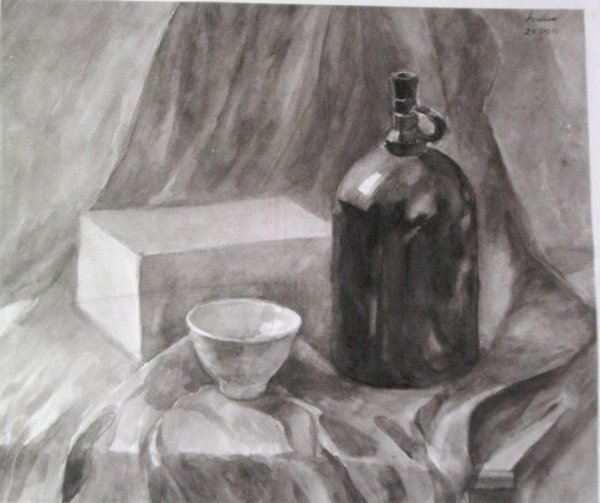 Академическая живопись акварель гризайль