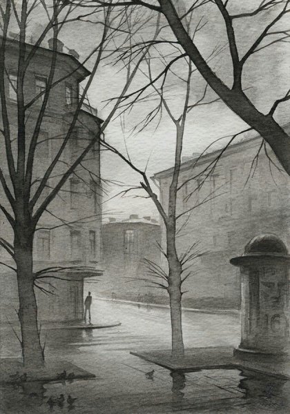 Гризайль чайник