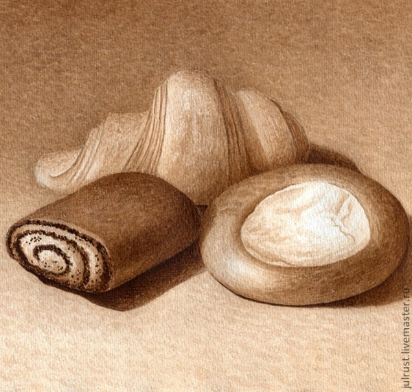 Ваза в технике гризайль