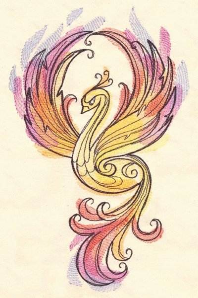 Рисование Волшебная птица