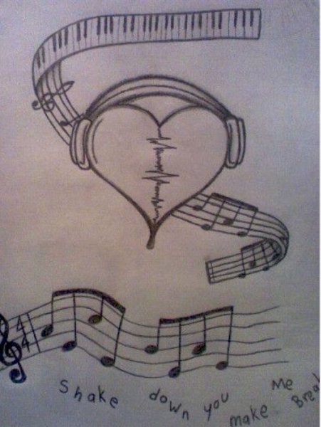 Музыкальная иллюстрация легко